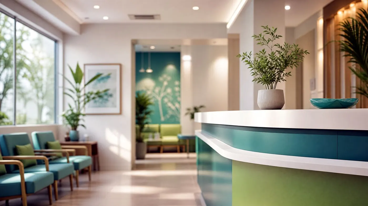 Reception and waiting area (AI-generated image)
